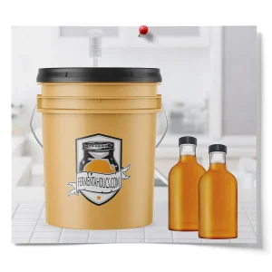 Clear Stout Bottles for Kombucha