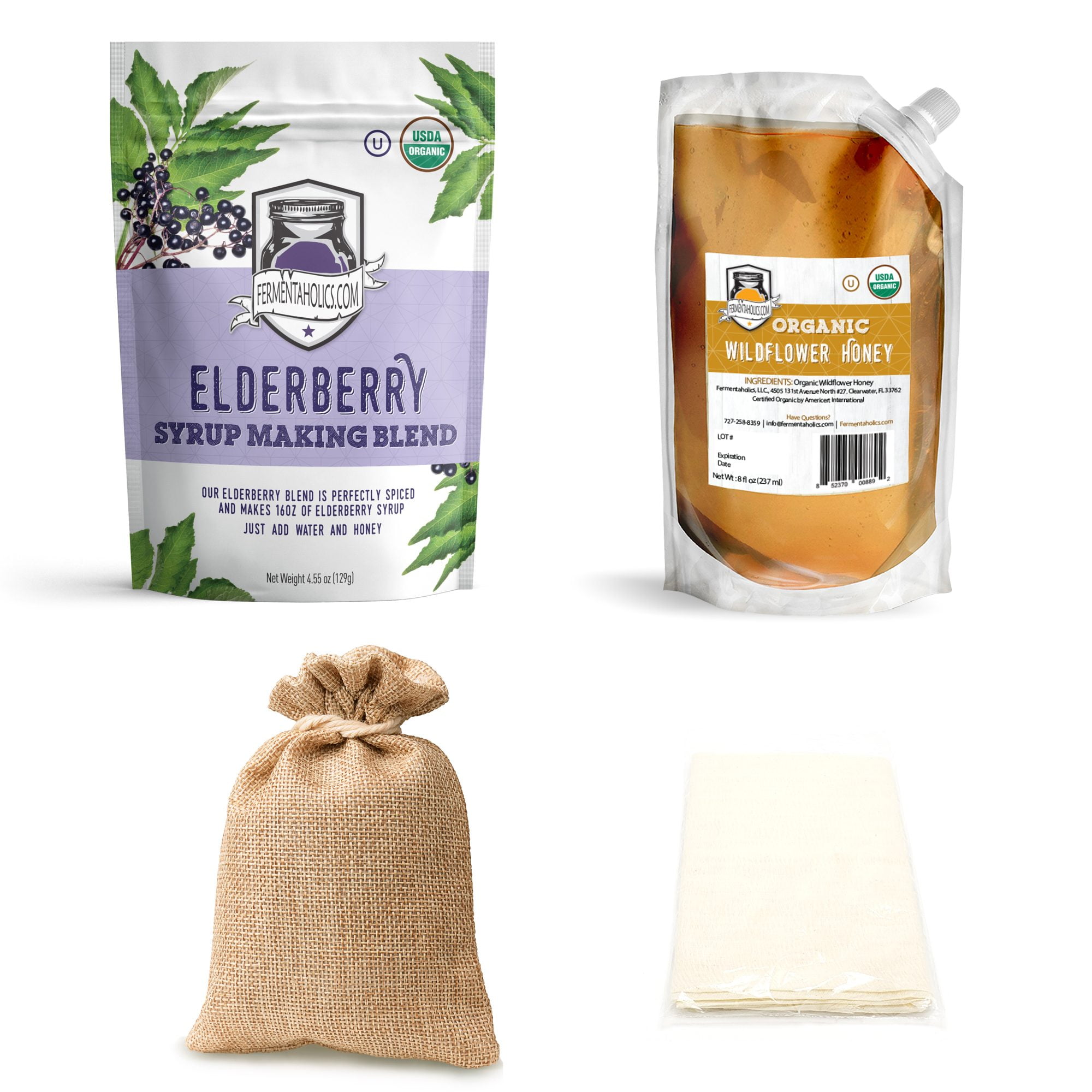 Elderberry syrup making kit