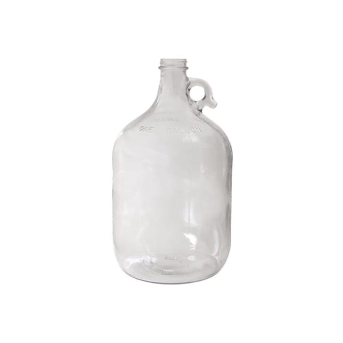 one gallon glass carboy empty