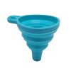 Blue Collapsible Silicone Funnel