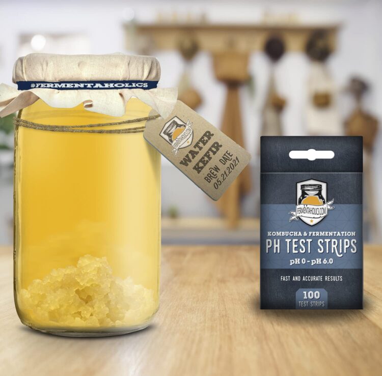 pH Test Strips for Kombucha Brewing, Food, & Fermentations