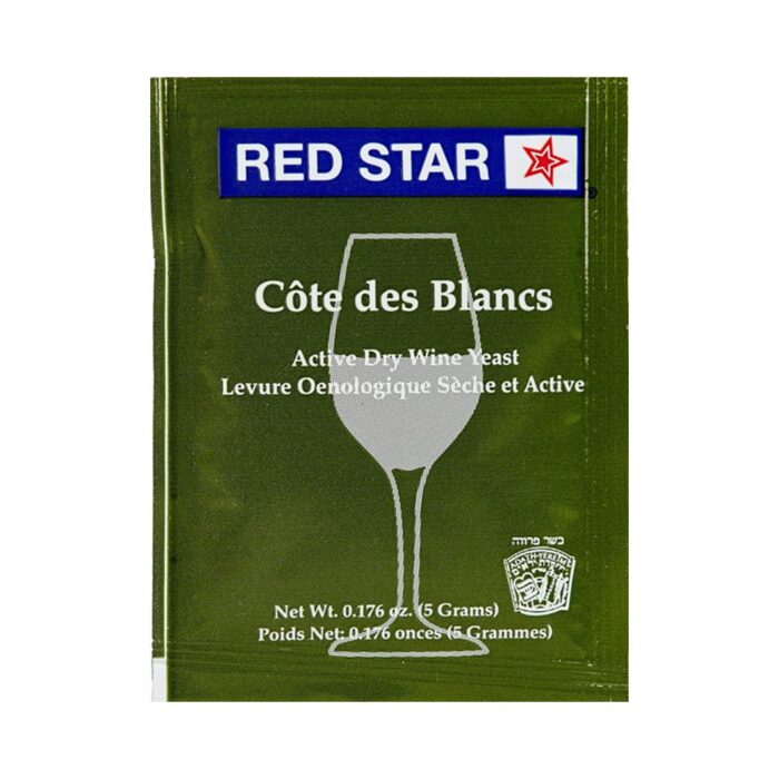 Cote Des Blancs red star premier dry wine yeast