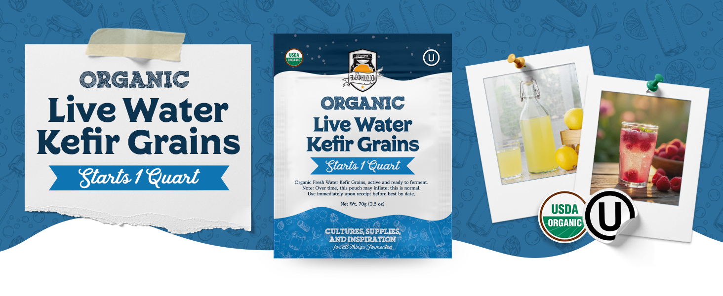Organic Live Water Kefir