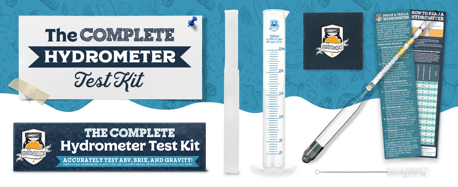Hydrometer And Plastic Test Jar Kit