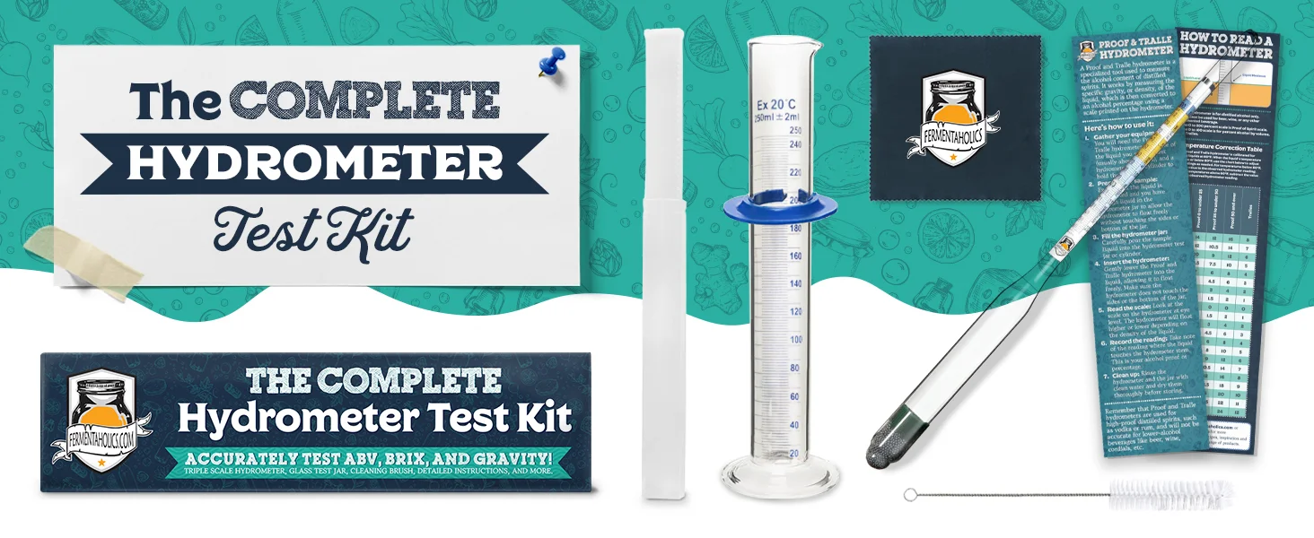 Hydrometer And Glass Test Jar Kit