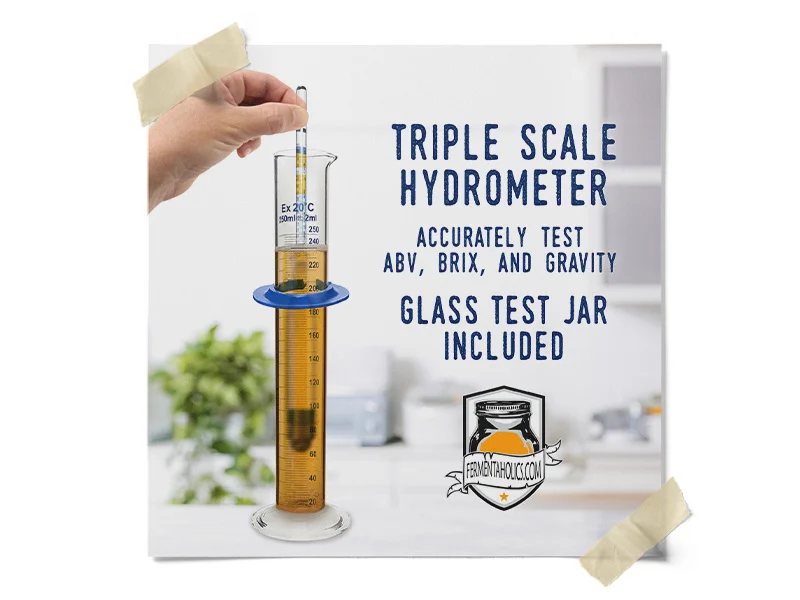 Triple Scale Hydrometer Test Kit