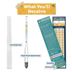Alcohol Content Scale Hydrometer