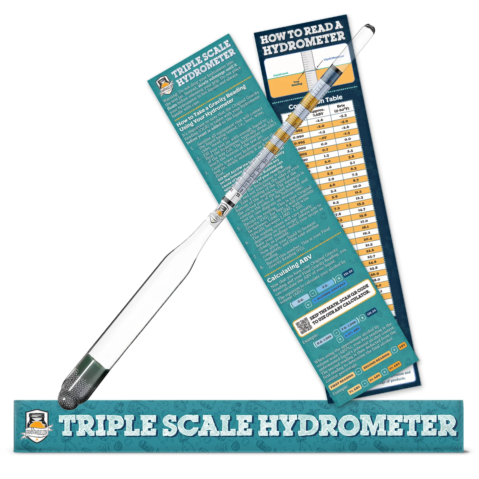 Triple Scale Hydrometer