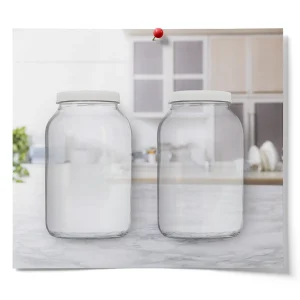 2-Pack One Gallon Glass Jars