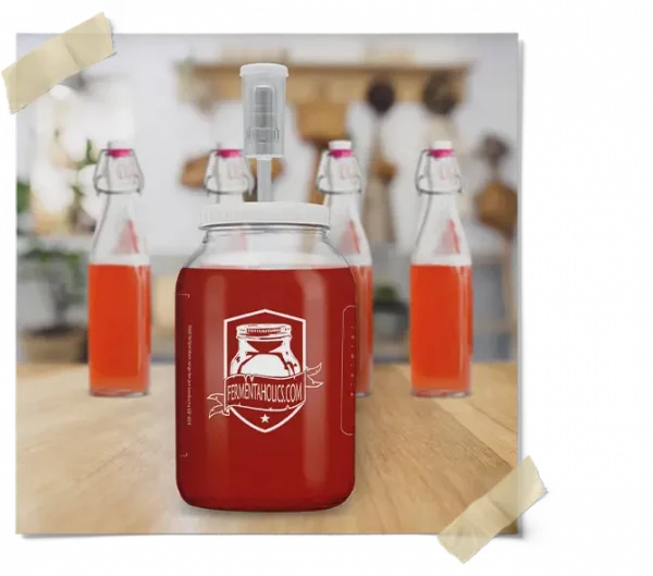 3-Piece Airlock For Glass Gallon Jar