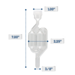 S-shaped Airlock for Glass Gallon Jar