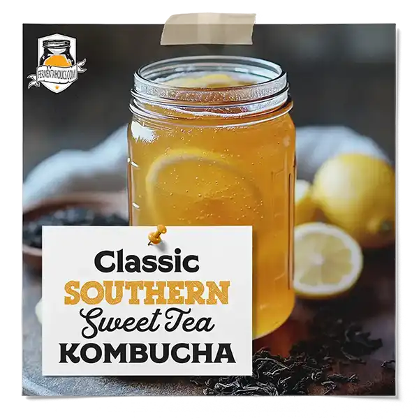 Classic Southern Sweet Tea Kombucha