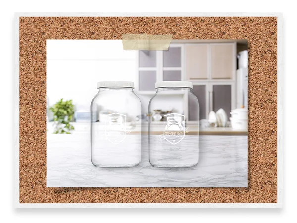 2 Pack Printed Gallon Jar