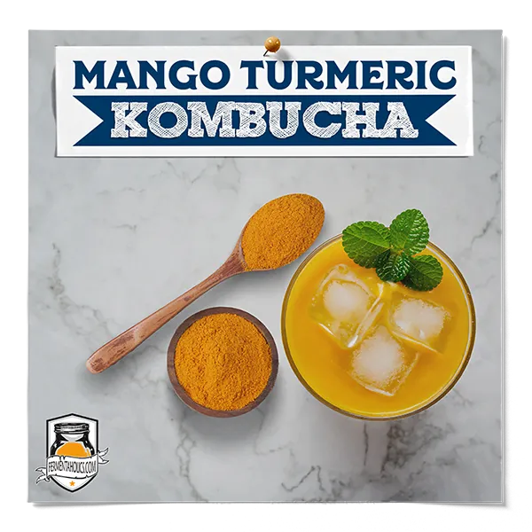 Mango Turmeric Kombucha