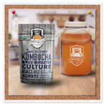 Printed Gallon Kombucha Glass Jar 2 Pack for Kombucha