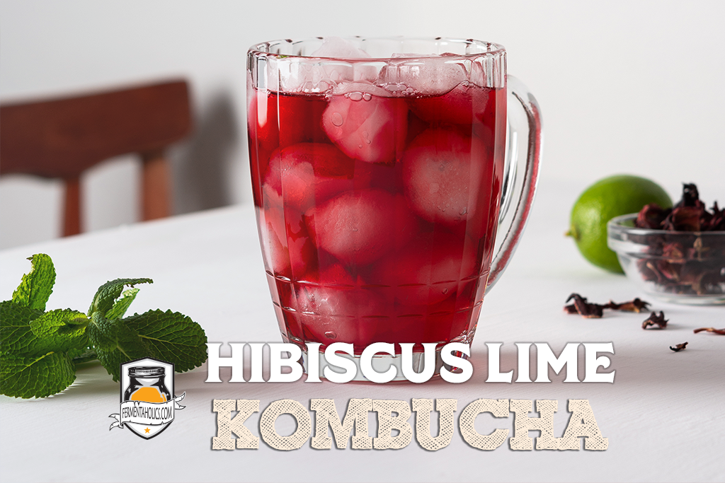 Hibiscus Lime Kombucha Recipe
