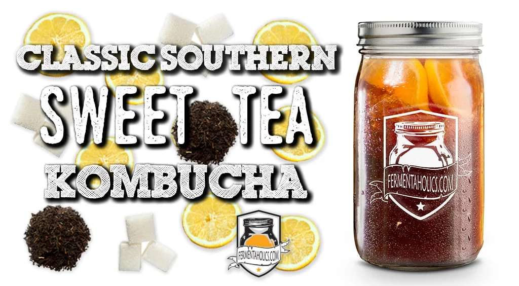 How to Brew sweet tea kombucha