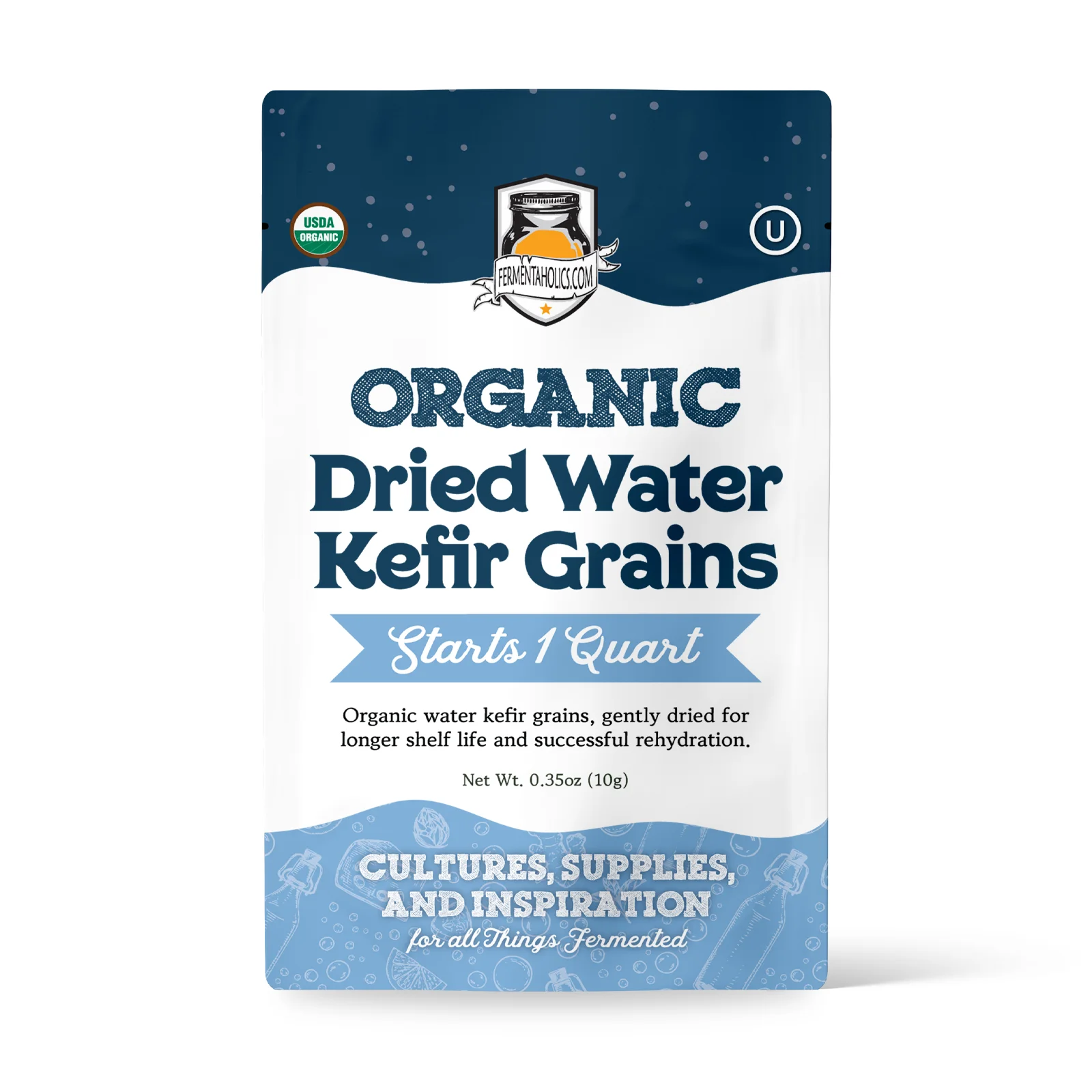 Dehydrated Water Kefir Grains