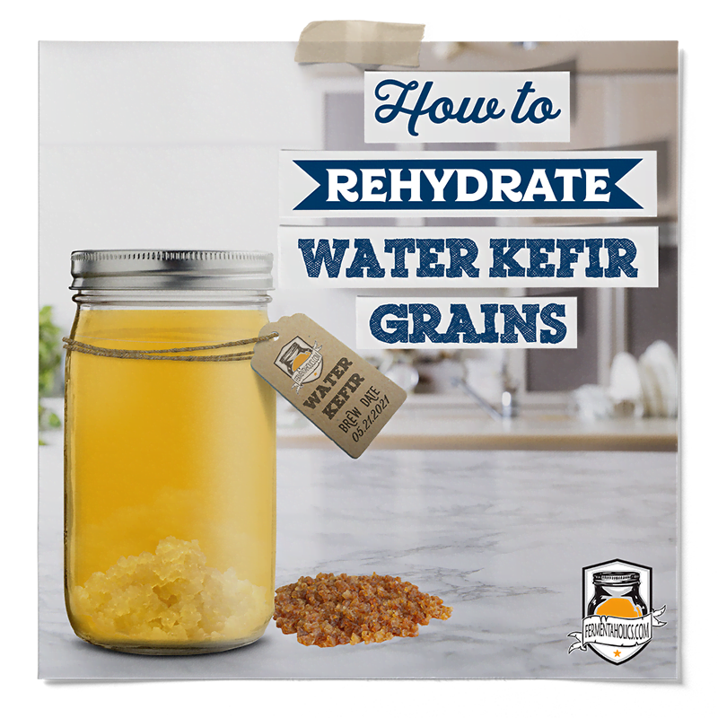 rehydrate water kefir