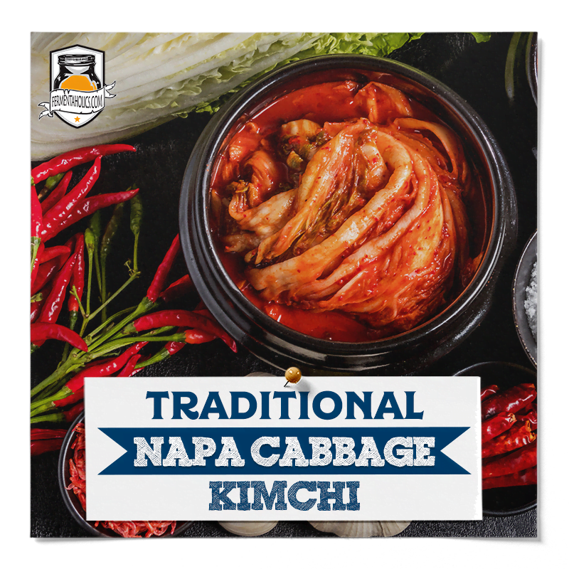 making kimchi
