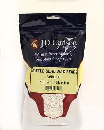 Bottle seal wax beads