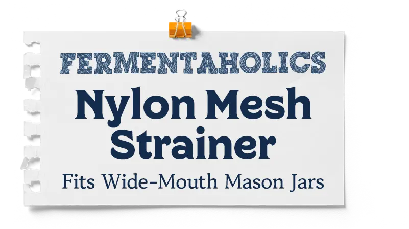 Mason Jar Mesh Strainer