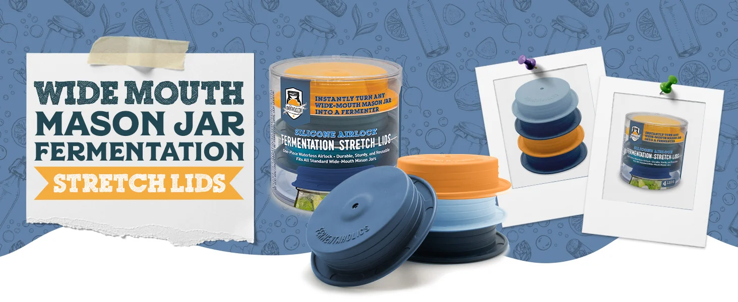 Silicone Fermentation Stretch Lids