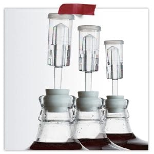 4 3-Piece Airlocks and 8 Grommets in Homebrewing