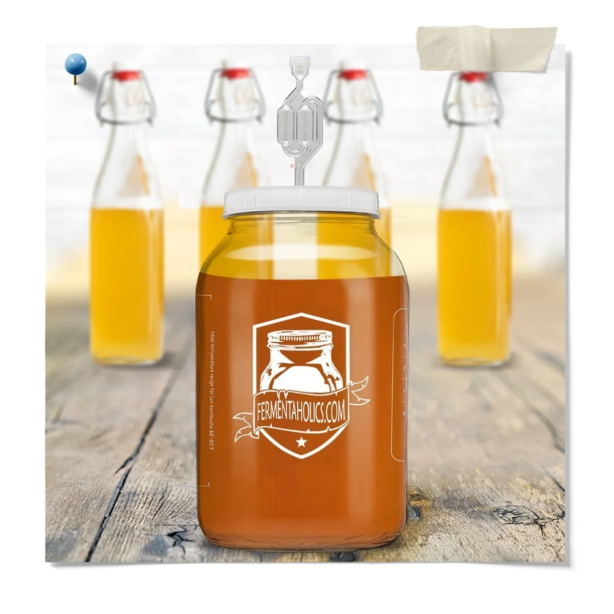 S-Shaped Airlocks and Gallon Lids for Brewing