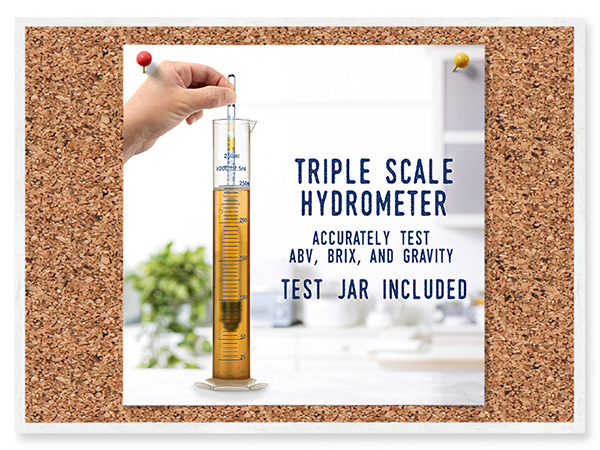 triple-scale hydrometer