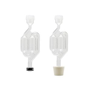 S Airlock with Rubber Bung and Grommet