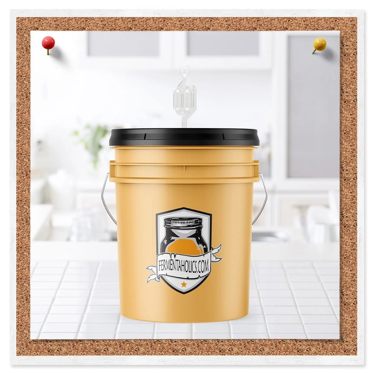 Airlock and Grommet for Fermentation