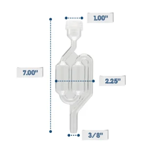 4 Airlocks With 8 Grommets