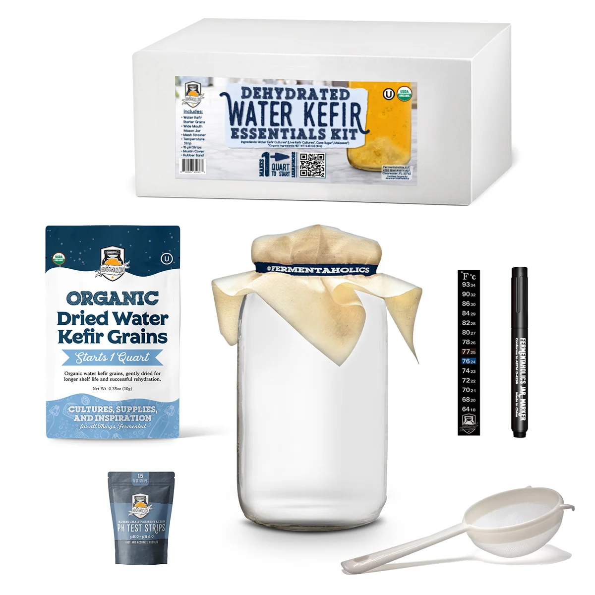 Dehydrated Water Kefir Essentials Kit