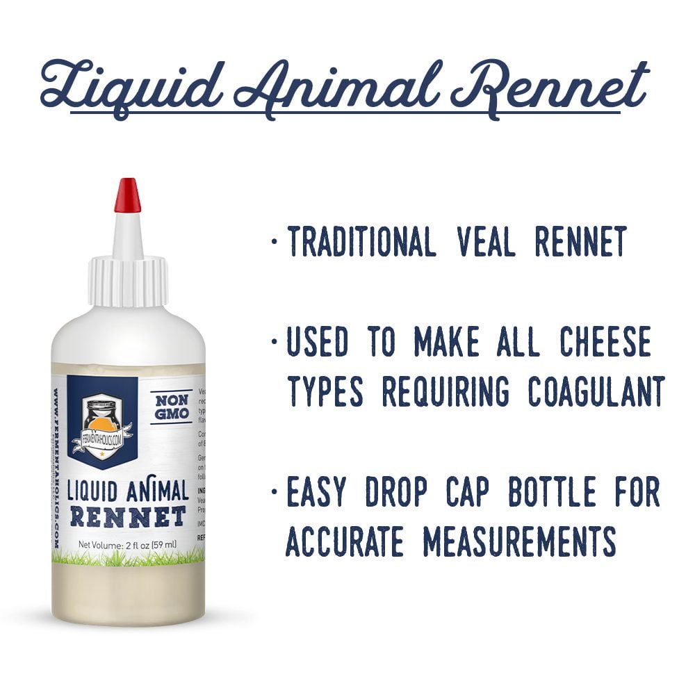 Liquid Animal Rennet - 2 oz - Fermentaholics