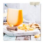 Wax Covered Orange Cheese