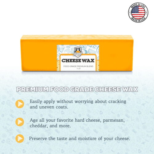 Orange Cheese Wax Descriptive Image.