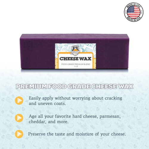 Purple Cheese Wax Descriptive Image.