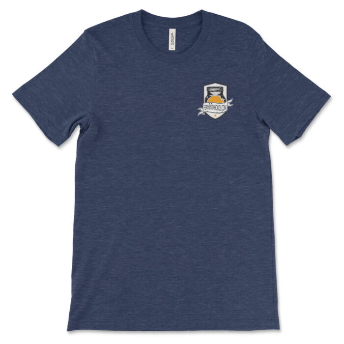 Heather Navy Logo T-Shirt