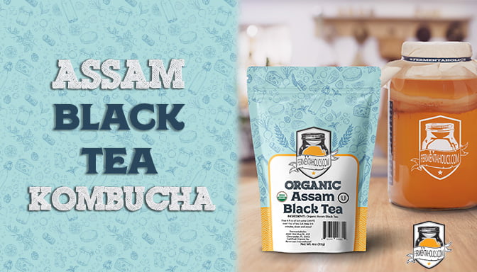 How to make a gallon of Assam Black Tea Kombucha