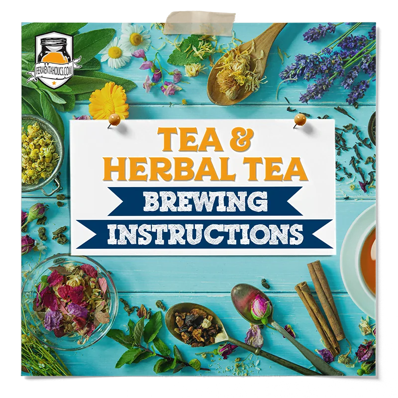 tea brewing instruction