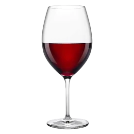 Glass of homemade wine
