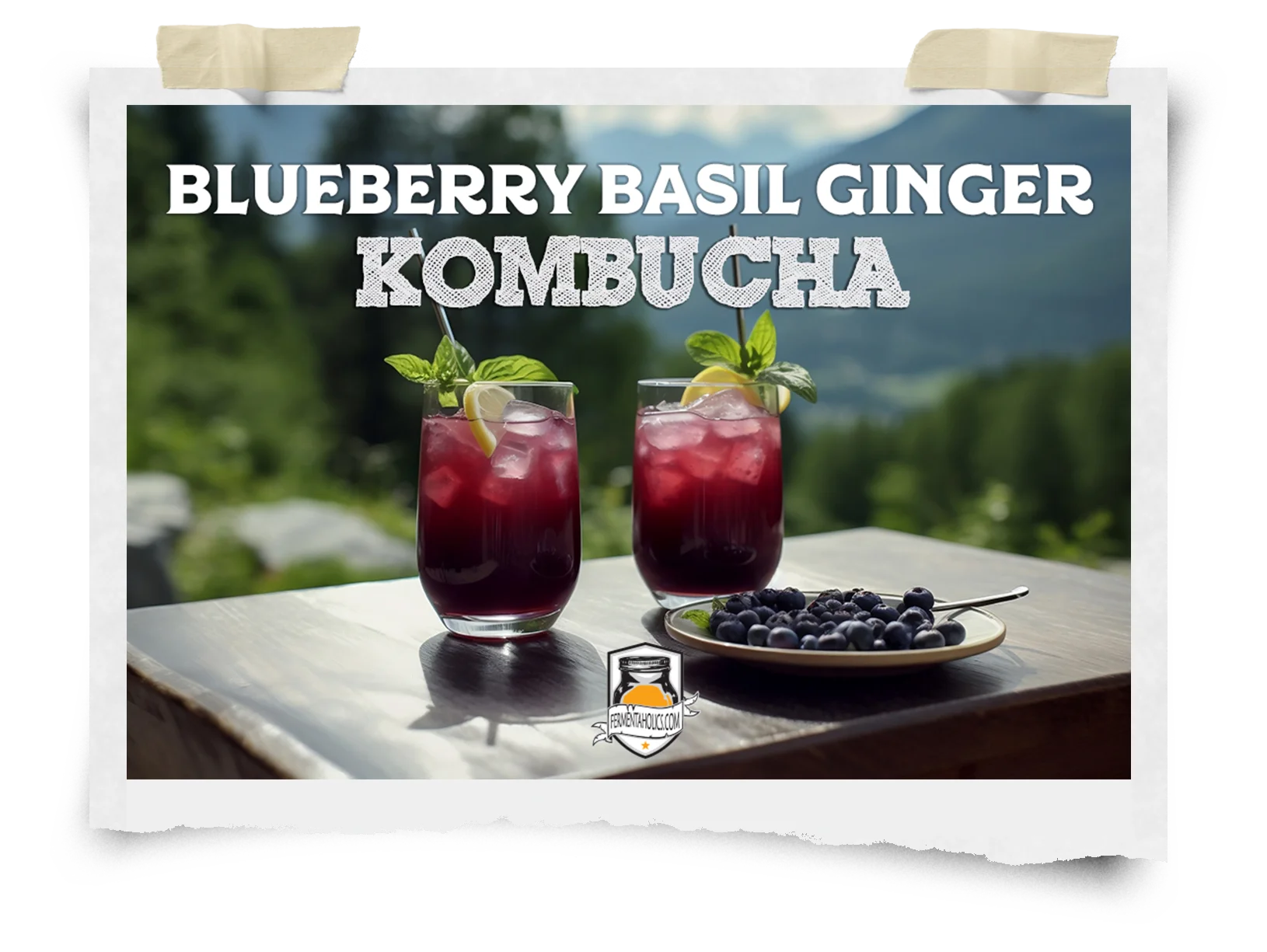 Komblueberry Bliss Kombucha Recipe