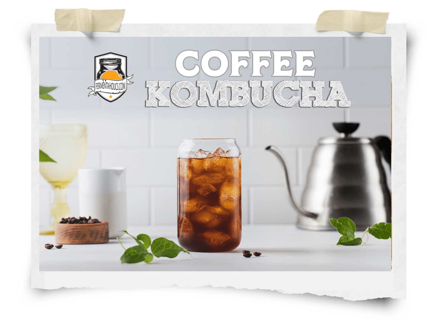 Making the Perfect Cup of Coffee Kombucha StepbyStep Recipe