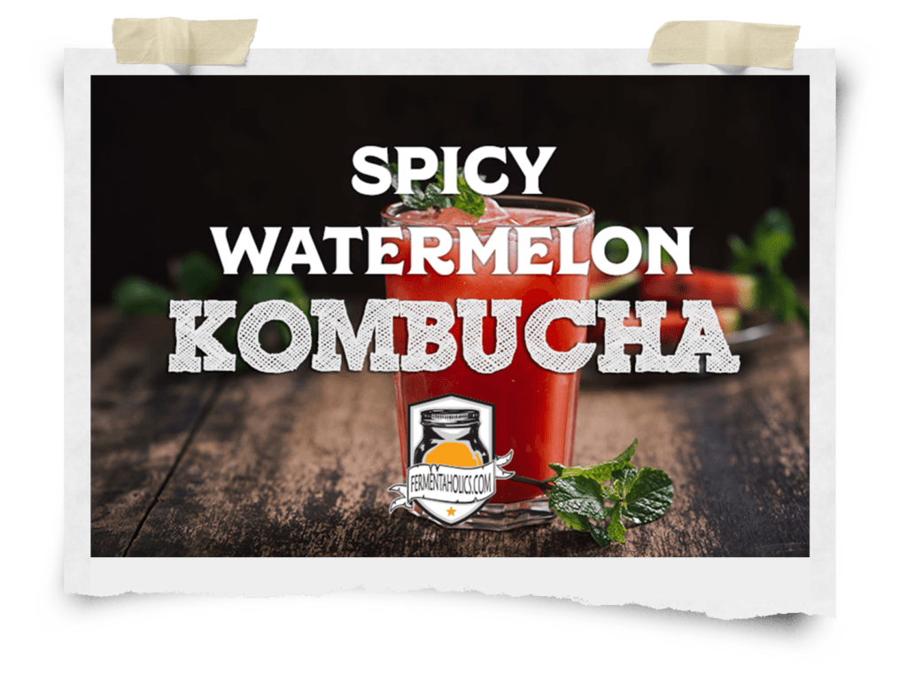 Spicy Watermelon Kombucha Recipe