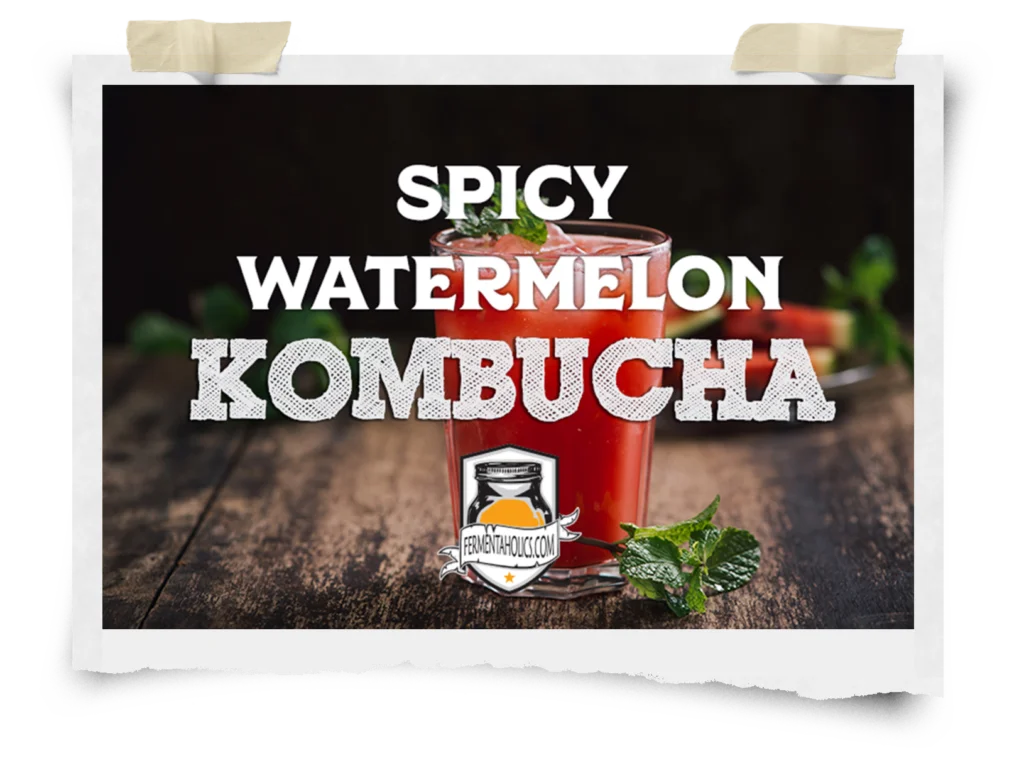 Spicy Watermelon Kombucha Recipe