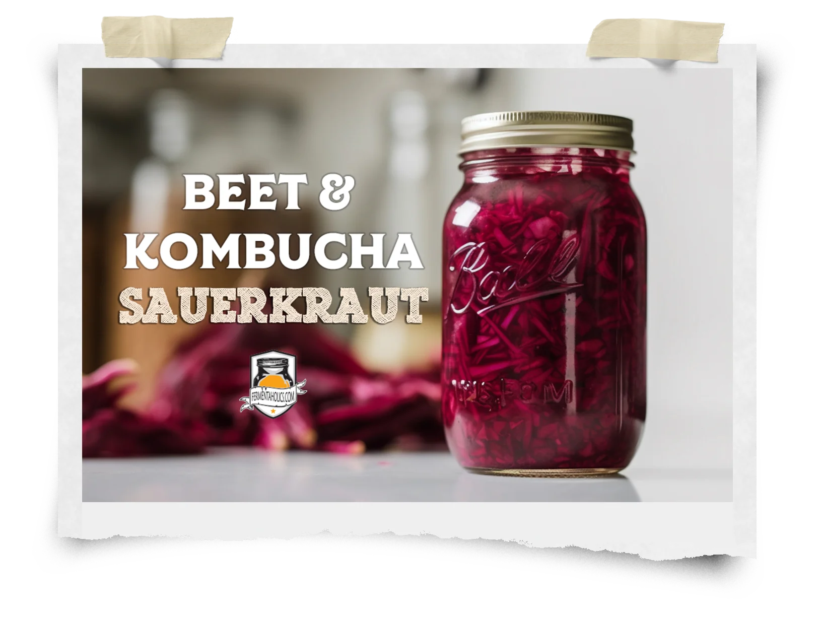 Beet And Kombucha Sauerkraut Recipe
