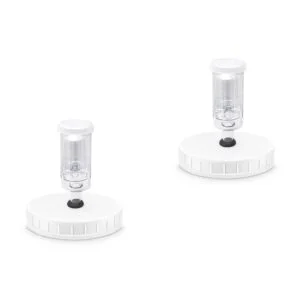 2-Pack Wide Mouth Mason Jar Lids With 3-Piece Airlocks