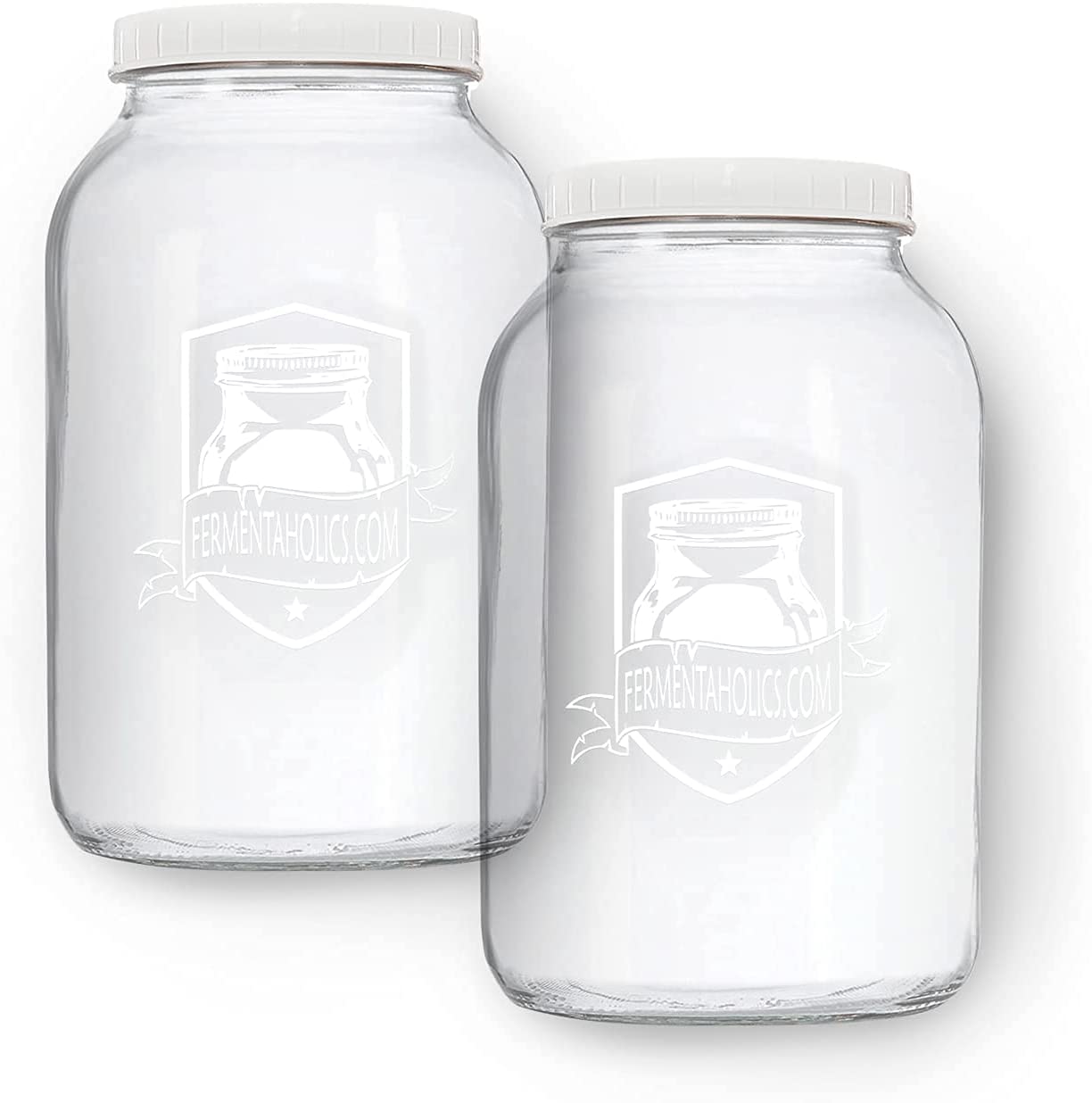 Printed Kombucha Jar 2 Pack