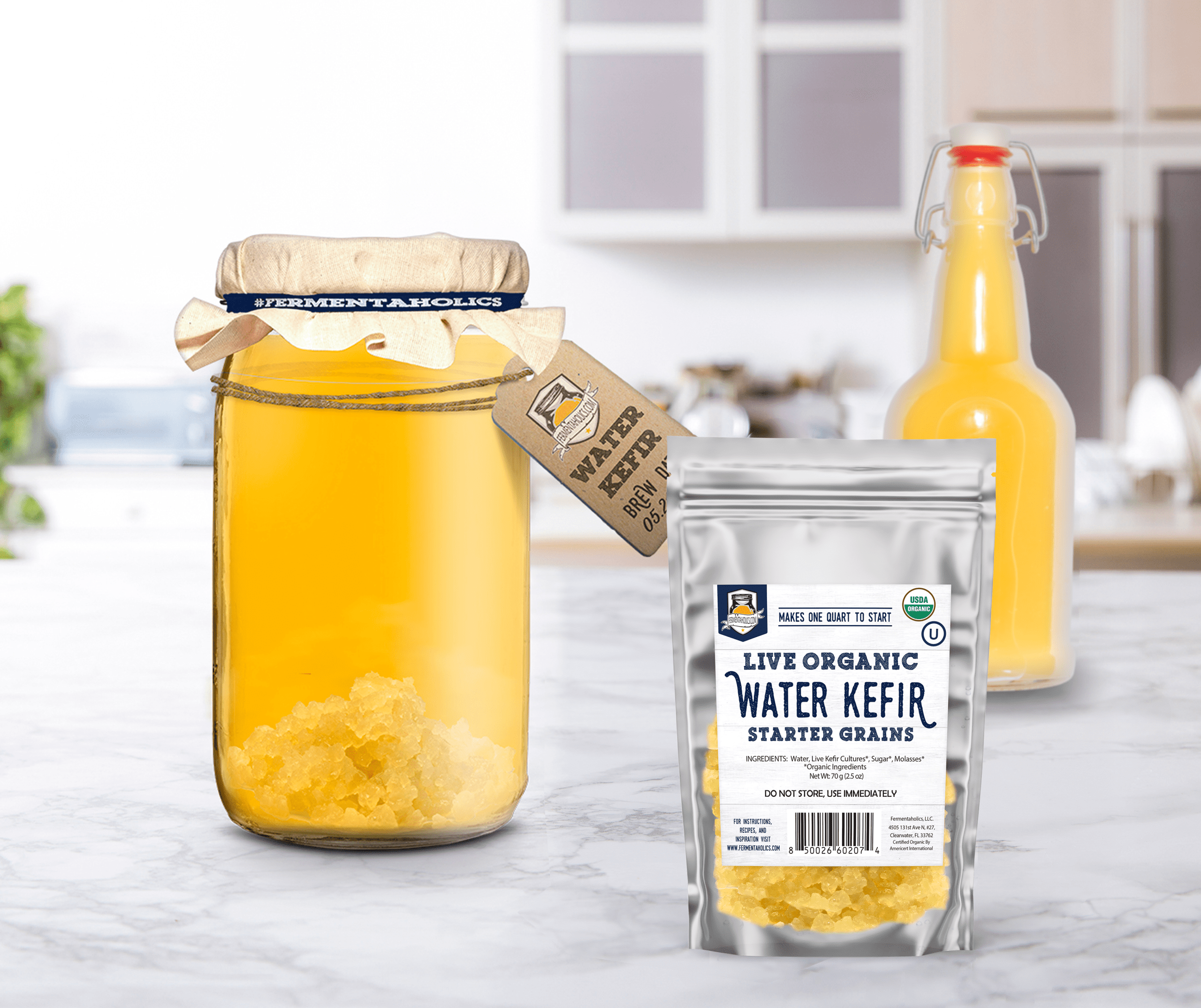 Fresh Water Kefir Kit Brewing Essentials
